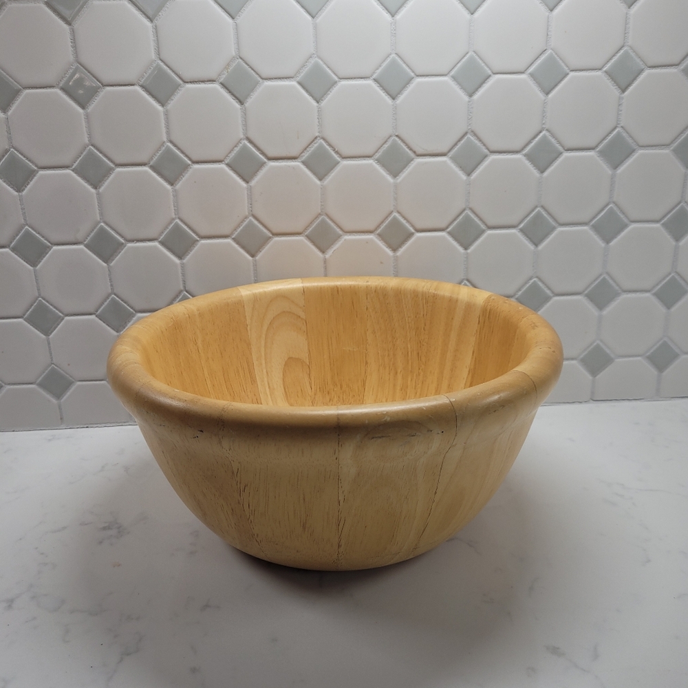 Natural Wood Decorative Bowl